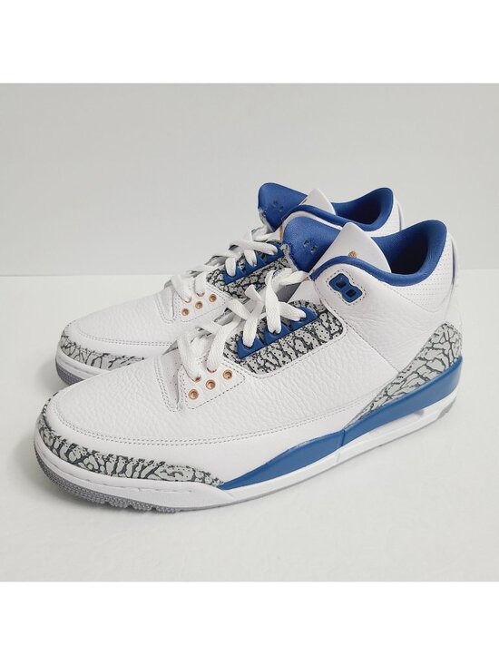 Nike Air Jordan 3 Retro Wizard Washington Shoes CT8532-148 Size 10 White B Grade main image 4